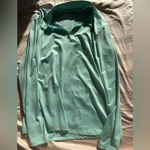 Nike Dri-FIT Slim Fit Top in Mint Green
